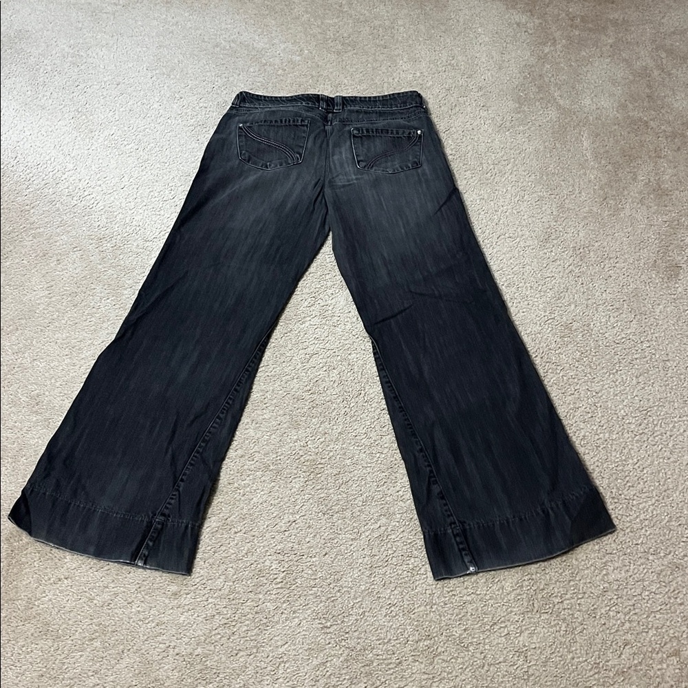 INC International Concepts Dark Wide-Leg Jeans - Picture 3 of 5